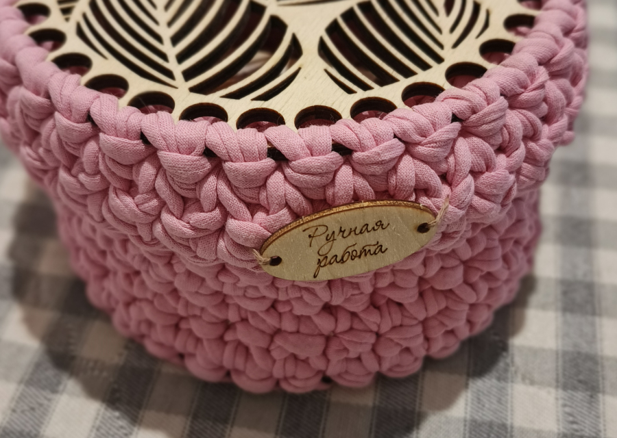 Продам готовый корзинку с крышкой